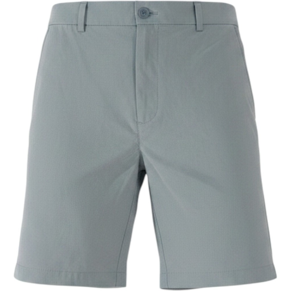 Vineyard Vines Performance On-The-Go Shorts Mens 36 Light Gray Stretch Golf